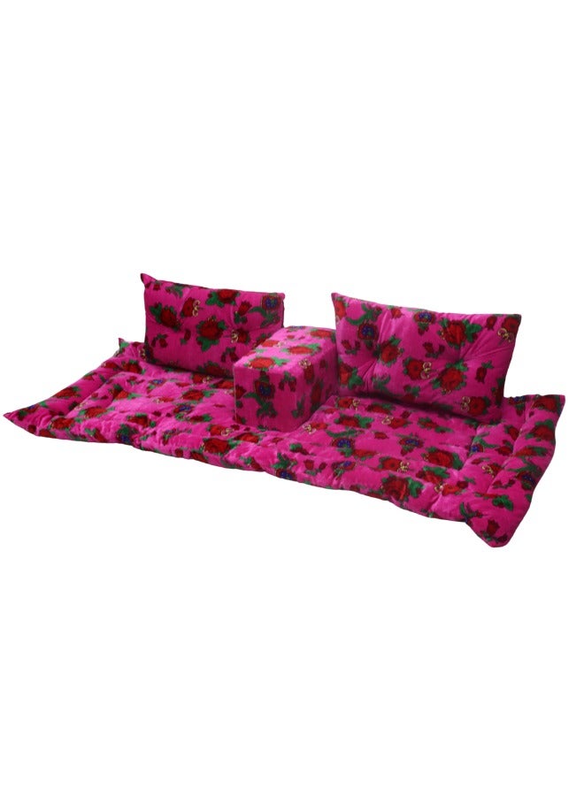 SMART HOME 4 in 1 Luxury Floor Seating Set - Heritage Arabic Majlis, Floor Sofa Set, Furniture for Majlis and Lounges - Image 5